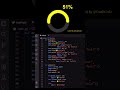 PYTHON | Progress Ring #shortvideo #shorts