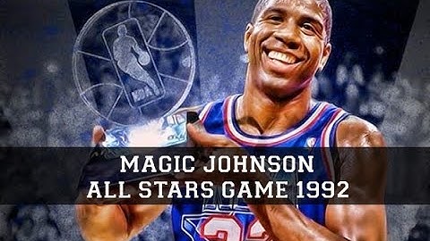 MAGIC JOHNSON ALL STARS GAME 1992 (RARE)