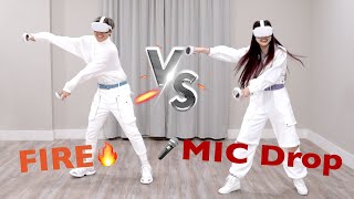 Dancing to BTS in VR (Ellen vs. Brian)! screenshot 1