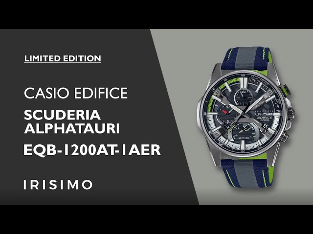 CASIO EDIFICE EQB-1200AT-1AER SCUDERIA ALPHATAURI LIMITED EDITION | IRISIMO  - YouTube