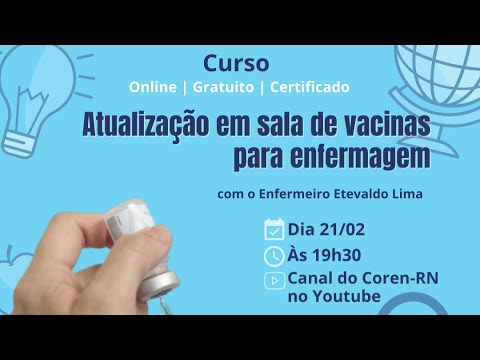 Atualização em sala de vacinas para enfermagem