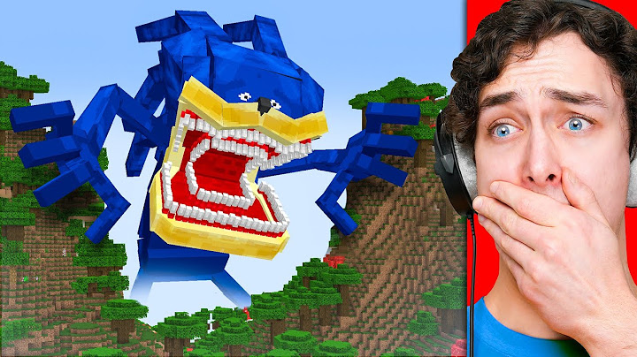 Using SHIN SONIC to Fool My Friends in Minecraft