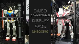 DAISO CONNECTABLE DISPLAY BASE UNBOXING AND ASSEMBLY