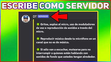 Discord Escribir Cómo Servidor