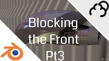 Blocking the Front - Create a Scifi Spaceship in Blender - Tutorial Pt 3
