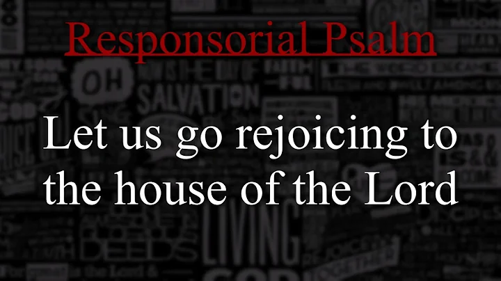 [CANTOR] 1st Sunday of Advent - November 27, 2022 - (RESPOND & ACCLAIM)