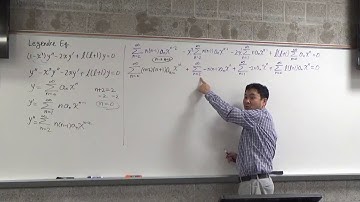 Solution of Legendre Differential Equation by Power Series