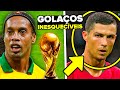 Gols LENDÁRIOS em Copas do Mundo! CR7, Ronaldinho, Maradona, Pelé