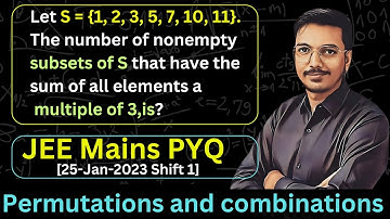 Let \(S=\{1,2,3,4,5,6,9\}). Then the number of elements in the set \(T=\{AIsubseteq S: A Ineq l...