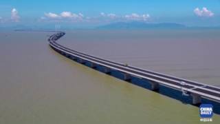 The hong kong-zhuhai-macao bridge, connecting kong, zhuhai and macau,
will be completed operational by end of 2017. it 55 kilometers lon...