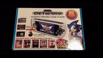 Sega Genesis Ultimate Portable Game Player Unboxing