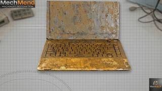 Successfully Repaired a Mud Covered Laptop Found in the Trash