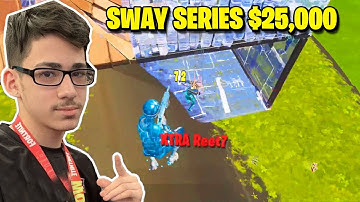 FaZe Sway vs. Xtra Reet in 3v3 SWAY SERIES $25K Zone Wars Tournament!
