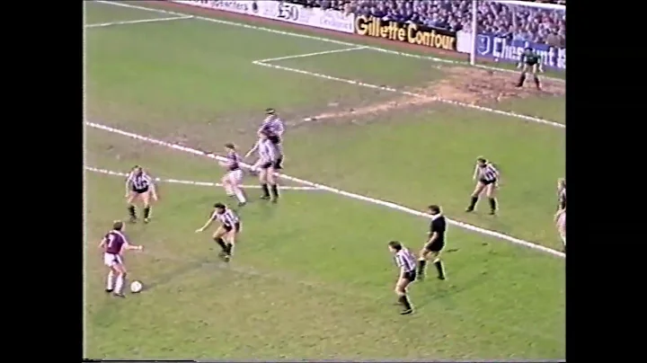 West Ham 8-1 Newcastle 21st April 1986