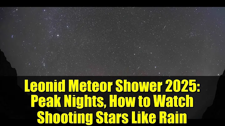 Leonid Meteor Shower 2025: Peak Nights, How to Watch Shooting Stars Like Rain