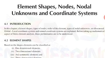 Types of Element Shape in Finite Element Method  # Lirock Education