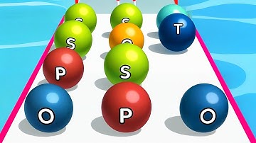 AZ Run - 2048 ABC Runner ! All Levels Gameplay (642-646) android, ios