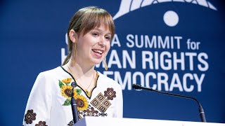 If you care about freedom then stand with Ukraine - speech of Lisa Yasko at Geneva Summit