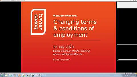 Changing Employment Contract Terms