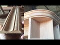 Make timber mouldings with a router woodworking making wood curved crown molding for cabinets