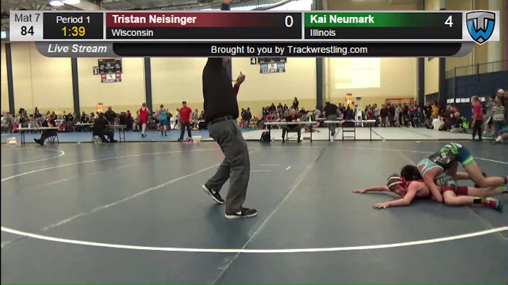 3073 Schoolboy 84 Tristan Neisinger Wisconsin vs K...