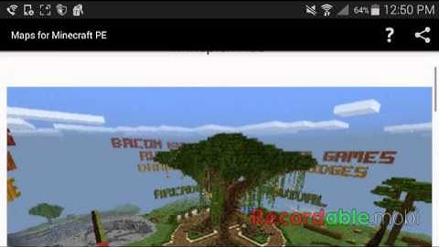 How to install maps for minecraft pe on Android