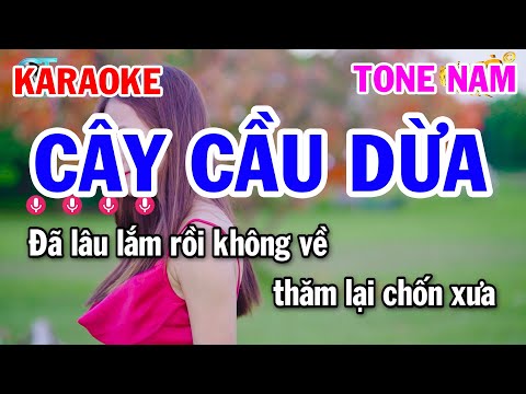 Karaoke Cây Cầu Dừa - Karaoke Cây Cầu Dừa Tone Nam Nhạc Sống Cha Cha