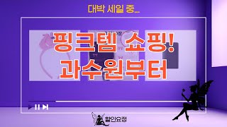 과수원부터 콜렉트북까지! 핑크템 쇼핑 언박싱
