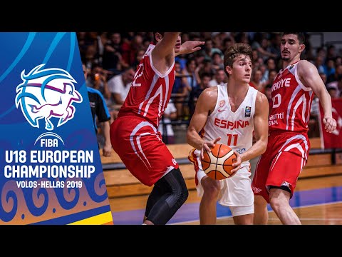 Spain v Turkey - Full Game - FIBA U18 European Championship 2019