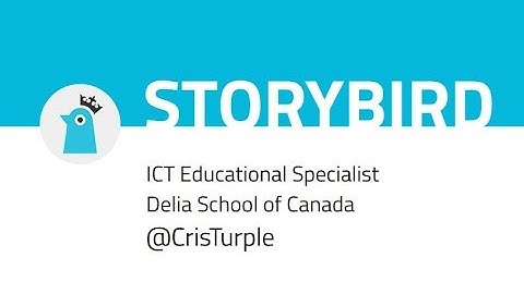 StoryBird: Artful Storytelling  #21CLTeachMeet