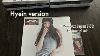 [Unboxing] NewJeans ⟡ How Sweet Single Album ♡ Hyein Standard version ⟡ Weverse Japan POB PC Set ♡