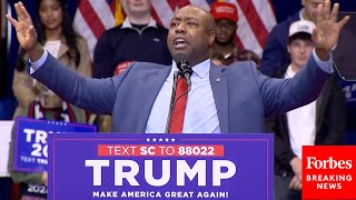 'The Republican Primary Is Over!': Tim Scott Campaigns For Trump In South Carolina Before Primary