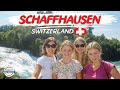 Schaffhausen Switzerland & The Rhine Falls - Europe's Largest Waterfall | 98+ Countries with 3 Kids!