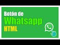 Cómo Agregar el Botón de Whatsapp Flotante en tu SitioWeb ✅ en HTML, CSS y JS. Incluye Animación!