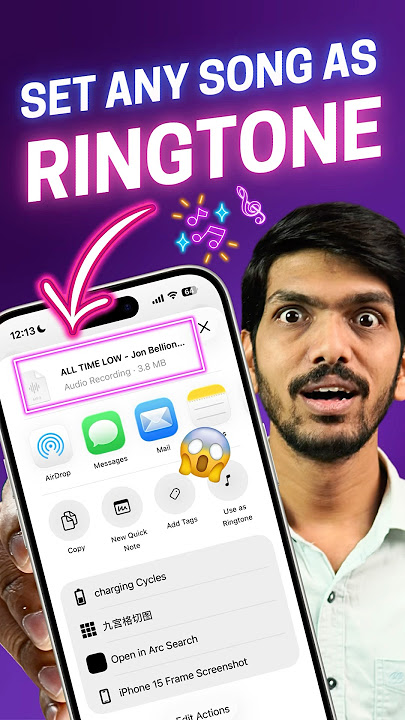 Set Any Song As Ringtone in Your iPhone 🤯🎶🎵