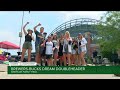 Dedicated Milwaukee sports fans spending day at American Family Field and Deer District