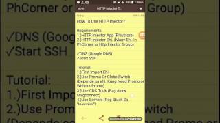 How to use HTTP INJECTOR (Globe Users) May, 9, 2017 screenshot 5
