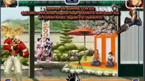 TRUCO como Hacer Volar Ah Angel kof 2002 [No Cheats][Emulador MAME]