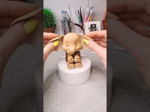 Мамонтенок из мастики. Little Mammoth, sugar paste tutorial