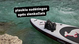 Su irklente per laukinę Lecho upę | Austrija