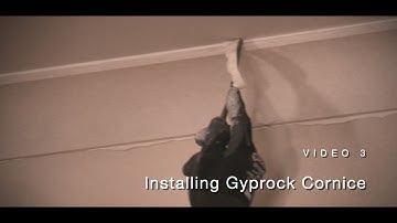 How to measure, cut and install Gyprock Cornice - DIY Video Series - Video 3
