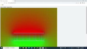 Vpython HW7 Non-ideal Capacitor
