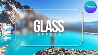 Glassmorphism Effect in canva  | Transparent Blur Effect | Blurry Glass Effect