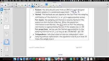 8.1 Video - Confidence Interval Basics (part 2)