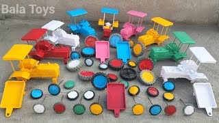 Mini Tractor Tyres Fitting and loading at home Tractor video Bala Toy tv 