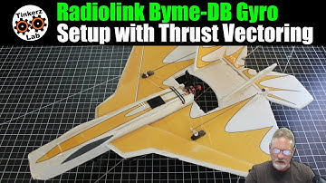 TinkerzLab RC Tech | Radiolink Byme-DB Gyro Setup in the GFS F22 Micro with Thrust Vectoring