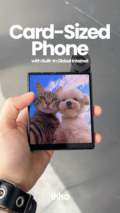 Card-Sized Phone?🤔 Curious how tiny it is? 🤩#ikko #smartphone #mindone #ikkophone