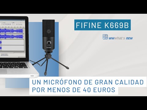 FIFINE K669B, el mejor micrófono que he probado en mucho tiempo