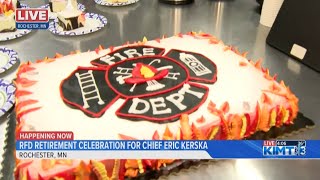 Rochester community says goodbye to RFD Chief Eric Kerska during retirement celebration