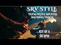 SRV-Style Texas Blues Shuffle Backing Track | Key of A | 90 BPM